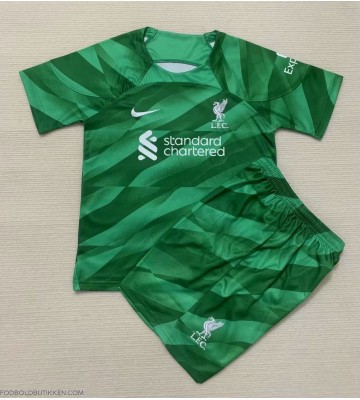 Liverpool Målmand Hjemmebanetrøje Børn 2022-23 Kortærmet (+ Korte bukser)